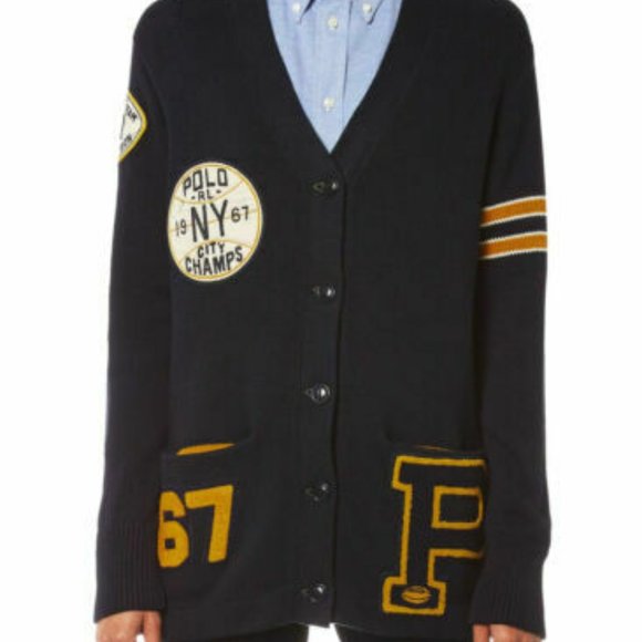 ralph lauren varsity sweater